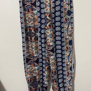 Bohemian Print Women's Pants